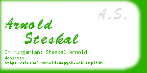 arnold steskal business card
